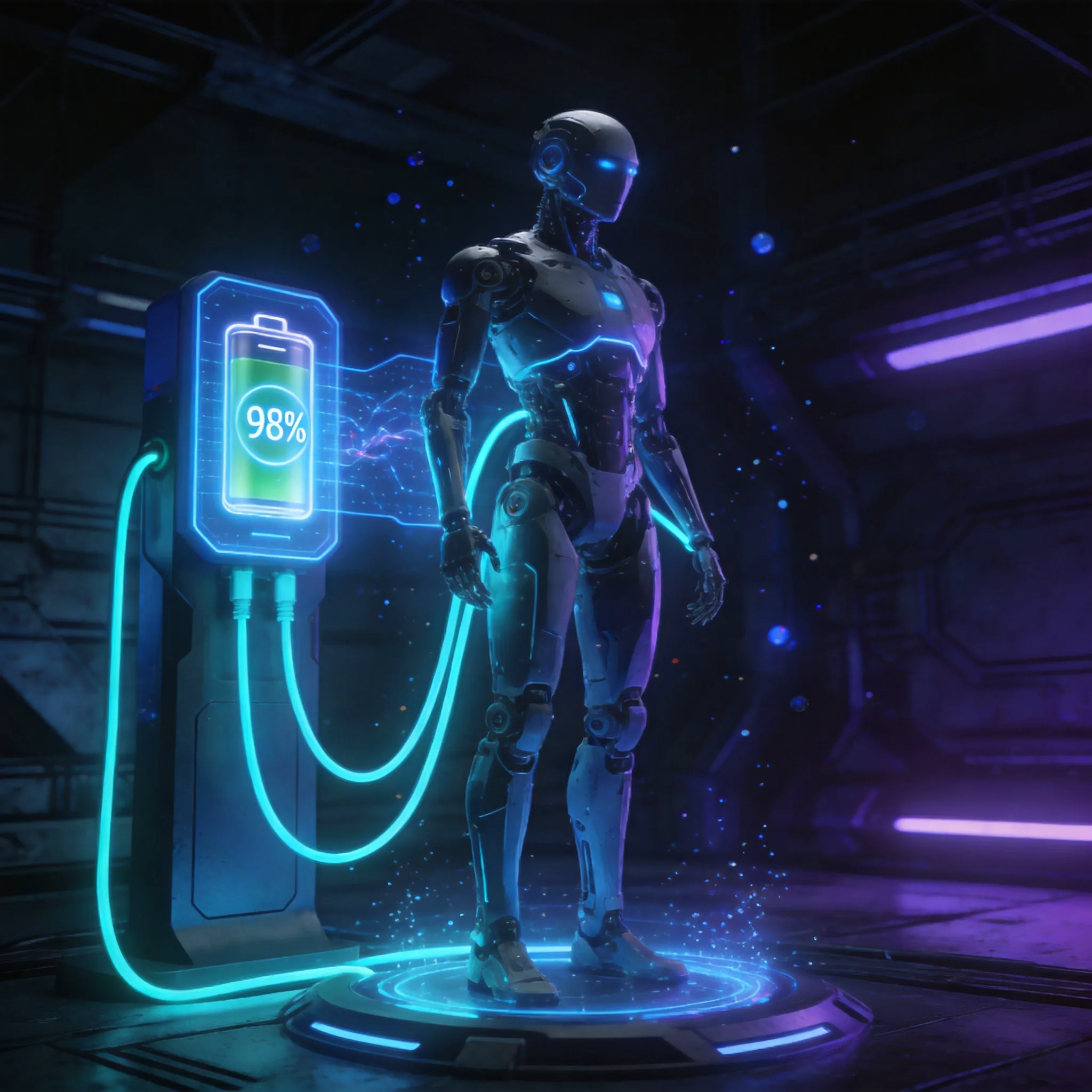 Zhongqing Robot Solid-State Battery Charging